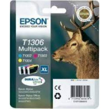 Epson T1306 Multipack Easy Mail Packaging - 3-pack - 30.3 ml - yellow, cyan, magenta - original - box - ink cartridge - for Stylus SX535